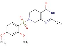 7-[(2,4-dimethoxyphenyl)sulfonyl]-2-methyl-5,6,7,8-tetrahydropyrido[3,4-d]pyrimidin-4(3H)-one
