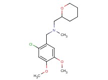 (2-chloro-4,5-dimethoxybenzyl)methyl(tetrahydro-2H-pyran-2-ylmethyl)amine