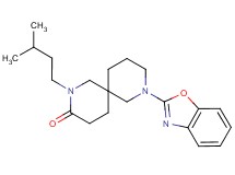 8-(1,3-benzoxazol-2-yl)-2-(3-methylbutyl)-2,8-diazaspiro[5.5]undecan-3-one