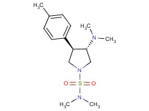(3S*,4R*)-3-(dimethylamino)-N,N-dimethyl-4-(4-methylphenyl)-1-pyrrolidinesulfonamide