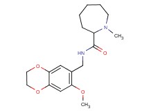 N-[(7-methoxy-2,3-dihydro-1,4-benzodioxin-6-yl)methyl]-1-methyl-2-azepanecarboxamide
