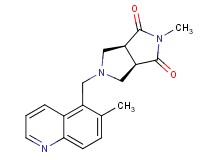 (3aR*,6aS*)-2-methyl-5-[(6-methylquinolin-5-yl)methyl]tetrahydropyrrolo[3,4-c]pyrrole-1,3(2H,3aH)-dione