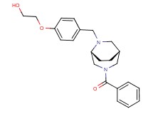 2-(4-{[(1R*,5R*)-3-benzoyl-3,6-diazabicyclo[3.2.2]non-6-yl]methyl}phenoxy)ethanol