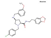(4S)-N-[2-(1,3-benzodioxol-5-yl)ethyl]-1-(4-chlorobenzyl)-4-[(3-methoxybenzyl)amino]-L-prolinamide