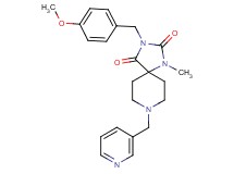 3-(4-methoxybenzyl)-1-methyl-8-(3-pyridinylmethyl)-1,3,8-triazaspiro[4.5]decane-2,4-dione