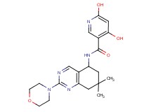 N-(7,7-dimethyl-2-morpholin-4-yl-5,6,7,8-tetrahydroquinazolin-5-yl)-4,6-dihydroxynicotinamide