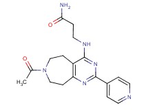 N~3~-(7-acetyl-2-pyridin-4-yl-6,7,8,9-tetrahydro-5H-pyrimido[4,5-d]azepin-4-yl)-beta-alaninamide