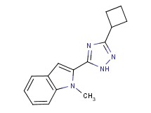 2-(3-cyclobutyl-1H-1,2,4-triazol-5-yl)-1-methyl-1H-indole