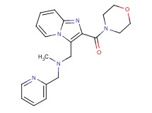 N-methyl-1-[2-(morpholin-4-ylcarbonyl)imidazo[1,2-a]pyridin-3-yl]-N-(pyridin-2-ylmethyl)methanamine