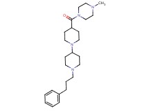 4-[(4-methylpiperazin-1-yl)carbonyl]-1'-(3-phenylpropyl)-1,4'-bipiperidine