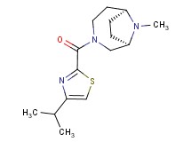 (1R*,6S*)-3-[(4-isopropyl-1,3-thiazol-2-yl)carbonyl]-9-methyl-3,9-diazabicyclo[4.2.1]nonane