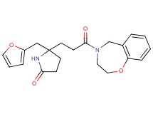 5-[3-(2,3-dihydro-1,4-benzoxazepin-4(5H)-yl)-3-oxopropyl]-5-(2-furylmethyl)-2-pyrrolidinone