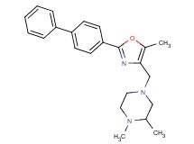 4-{[2-(4-biphenylyl)-5-methyl-1,3-oxazol-4-yl]methyl}-1,2-dimethylpiperazine