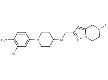 1-(3-chloro-4-methylphenyl)-N-(4,5,6,7-tetrahydropyrazolo[1,5-a]pyrazin-2-ylmethyl)-4-piperidinamine dihydrochloride