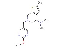 N-[(2-methoxypyrimidin-5-yl)methyl]-N',N'-dimethyl-N-[(5-methyl-2-thienyl)methyl]ethane-1,2-diamine