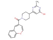 6-[1-(1-benzoxepin-4-ylcarbonyl)-4-piperidinyl]-2-methyl-4-pyrimidinol
