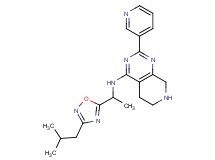 N-[1-(3-isobutyl-1,2,4-oxadiazol-5-yl)ethyl]-2-pyridin-3-yl-5,6,7,8-tetrahydropyrido[3,4-d]pyrimidin-4-amine