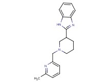 2-{1-[(6-methyl-2-pyridinyl)methyl]-3-piperidinyl}-1H-benzimidazole