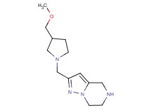 2-{[3-(methoxymethyl)-1-pyrrolidinyl]methyl}-4,5,6,7-tetrahydropyrazolo[1,5-a]pyrazine dihydrochloride