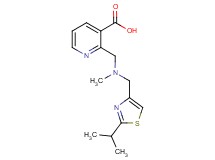 2-{[[(2-isopropyl-1,3-thiazol-4-yl)methyl](methyl)amino]methyl}nicotinic acid