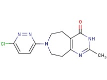 7-(6-chloropyridazin-3-yl)-2-methyl-3,5,6,7,8,9-hexahydro-4H-pyrimido[4,5-d]azepin-4-one
