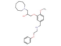 1-(1-azocanyl)-3-(2-methoxy-5-{[(2-phenoxyethyl)amino]methyl}phenoxy)-2-propanol