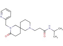 N-isopropyl-3-[9-oxo-8-(2-pyridinylmethyl)-2,8-diazaspiro[5.5]undec-2-yl]propanamide