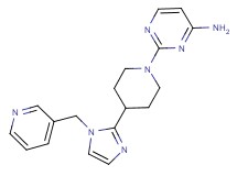 2-{4-[1-(pyridin-3-ylmethyl)-1H-imidazol-2-yl]piperidin-1-yl}pyrimidin-4-amine