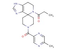 1'-[(5-methylpyrazin-2-yl)carbonyl]-5-propionyl-1,5,6,7-tetrahydrospiro[imidazo[4,5-c]pyridine-4,4'-piperidine]