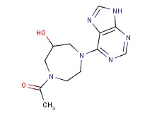 1-acetyl-4-(9H-purin-6-yl)-1,4-diazepan-6-ol