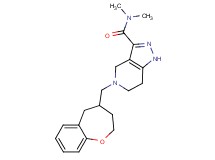 N,N-dimethyl-5-(2,3,4,5-tetrahydro-1-benzoxepin-4-ylmethyl)-4,5,6,7-tetrahydro-1H-pyrazolo[4,3-c]pyridine-3-carboxamide
