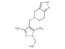 5-[(1-ethyl-3,5-dimethyl-1H-pyrazol-4-yl)methyl]-4,5,6,7-tetrahydro-2H-pyrazolo[4,3-c]pyridine