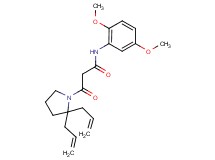 3-(2,2-diallylpyrrolidin-1-yl)-N-(2,5-dimethoxyphenyl)-3-oxopropanamide