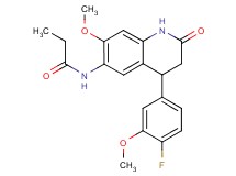 N-[4-(4-fluoro-3-methoxyphenyl)-7-methoxy-2-oxo-1,2,3,4-tetrahydroquinolin-6-yl]propanamide