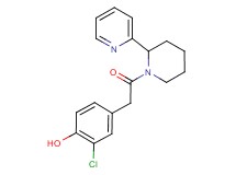 2-chloro-4-[2-oxo-2-(2-pyridin-2-ylpiperidin-1-yl)ethyl]phenol