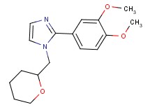 2-(3,4-dimethoxyphenyl)-1-(tetrahydro-2H-pyran-2-ylmethyl)-1H-imidazole