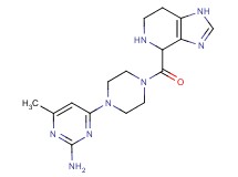 4-methyl-6-[4-(4,5,6,7-tetrahydro-1H-imidazo[4,5-c]pyridin-4-ylcarbonyl)-1-piperazinyl]-2-pyrimidinamine dihydrochloride