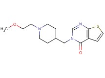 3-{[1-(2-methoxyethyl)piperidin-4-yl]methyl}thieno[2,3-d]pyrimidin-4(3H)-one