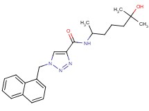 N-(5-hydroxy-1,5-dimethylhexyl)-1-(1-naphthylmethyl)-1H-1,2,3-triazole-4-carboxamide