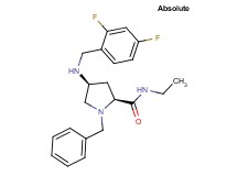 (4S)-1-benzyl-4-[(2,4-difluorobenzyl)amino]-N-ethyl-L-prolinamide