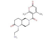 rel-(4aS,8aR)-1-(2-aminoethyl)-6-[(4,6-dimethyl-2-oxo-2H-pyran-5-yl)carbonyl]octahydro-1,6-naphthyridin-2(1H)-one hydrochloride