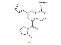 ((2S)-1-{[8-chloro-2-(2-furyl)-4-quinolinyl]carbonyl}-2-pyrrolidinyl)methanol