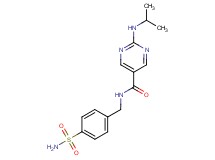 N-[4-(aminosulfonyl)benzyl]-2-(isopropylamino)pyrimidine-5-carboxamide