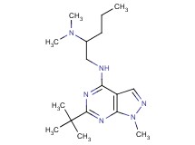 (6-tert-butyl-1-methyl-1H-pyrazolo[3,4-d]pyrimidin-4-yl)[2-(dimethylamino)pentyl]amine