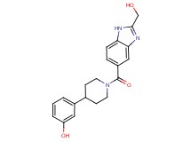3-(1-{[2-(hydroxymethyl)-1H-benzimidazol-5-yl]carbonyl}piperidin-4-yl)phenol
