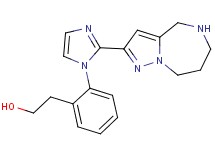 2-{2-[2-(5,6,7,8-tetrahydro-4H-pyrazolo[1,5-a][1,4]diazepin-2-yl)-1H-imidazol-1-yl]phenyl}ethanol hydrochloride