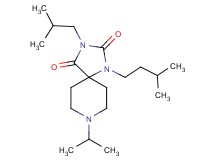3-isobutyl-8-isopropyl-1-(3-methylbutyl)-1,3,8-triazaspiro[4.5]decane-2,4-dione