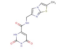 N-[(2-methylimidazo[2,1-b][1,3]thiazol-6-yl)methyl]-2,6-dioxo-1,2,3,6-tetrahydropyrimidine-4-carboxamide
