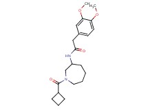 N-[1-(cyclobutylcarbonyl)azepan-3-yl]-2-(3,4-dimethoxyphenyl)acetamide