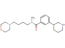 N-methyl-N-(4-morpholin-4-ylbutyl)-3-piperidin-3-ylbenzamide